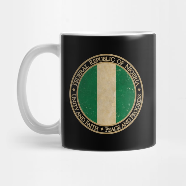 Vintage Federal Republic of Nigeria Africa African Flag by DragonXX